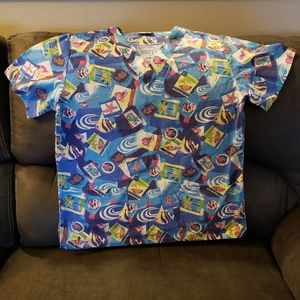 Jasco‎ Uniforms Medical Smock Under the Sea